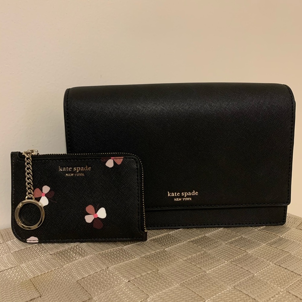 kate spade black convertible crossbody purse